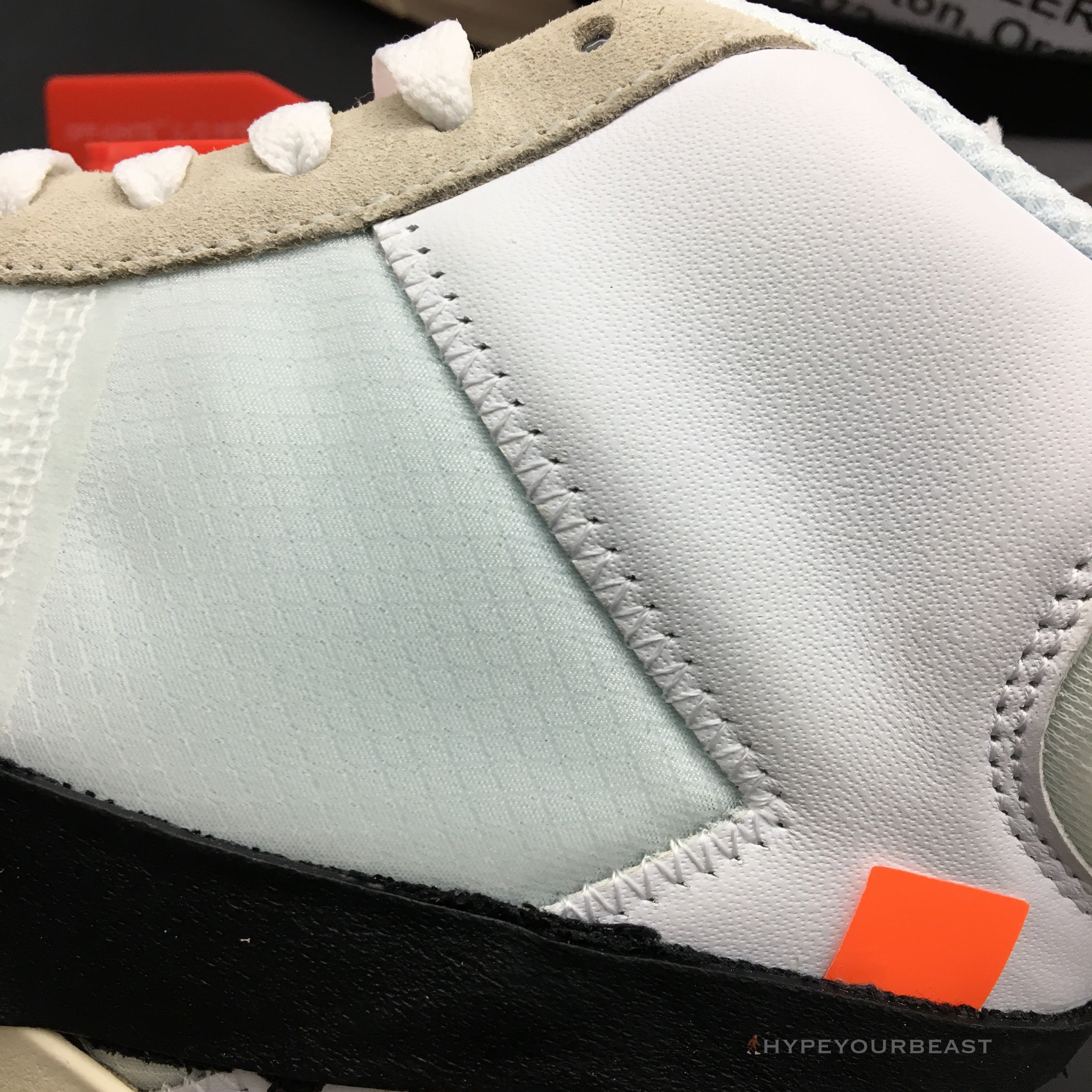 Off White X Nike Mid Blazer White