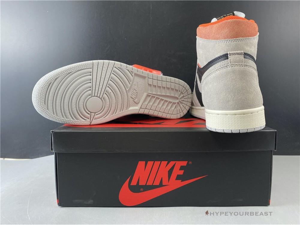 Air Jordan 1 Retro High OG Neutral Grey Hyper Crimson