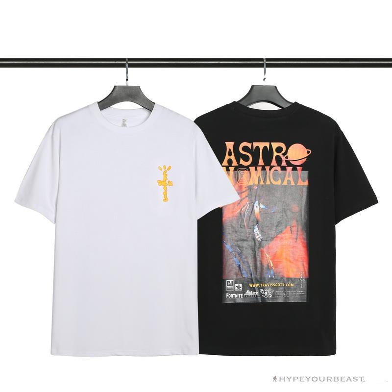 OFF-WHITE Travis Scott Cactus Jack Astronomical Tee Shirt 'BLACK'