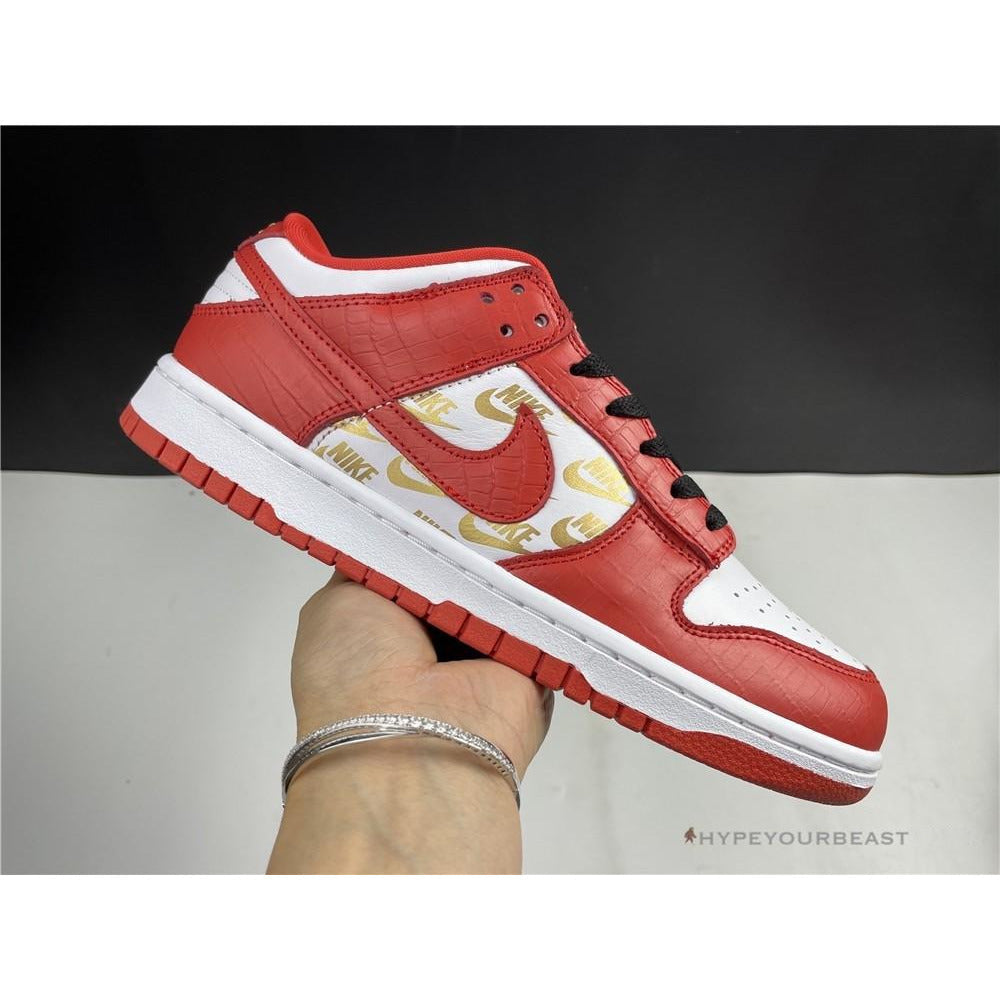 Nike SB Dunk Low Gold Red