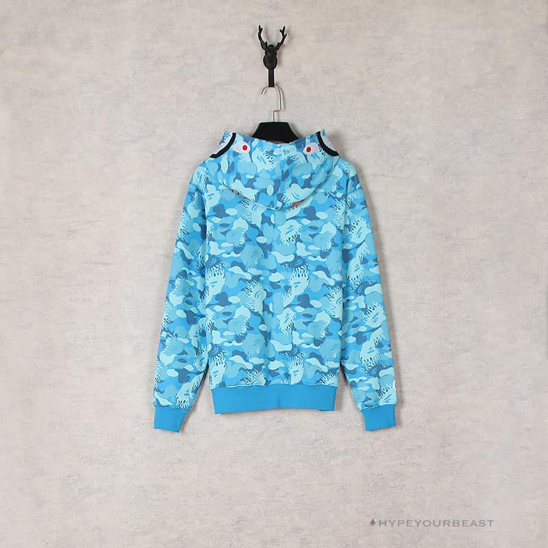 Bape Hoodie Sky Blue