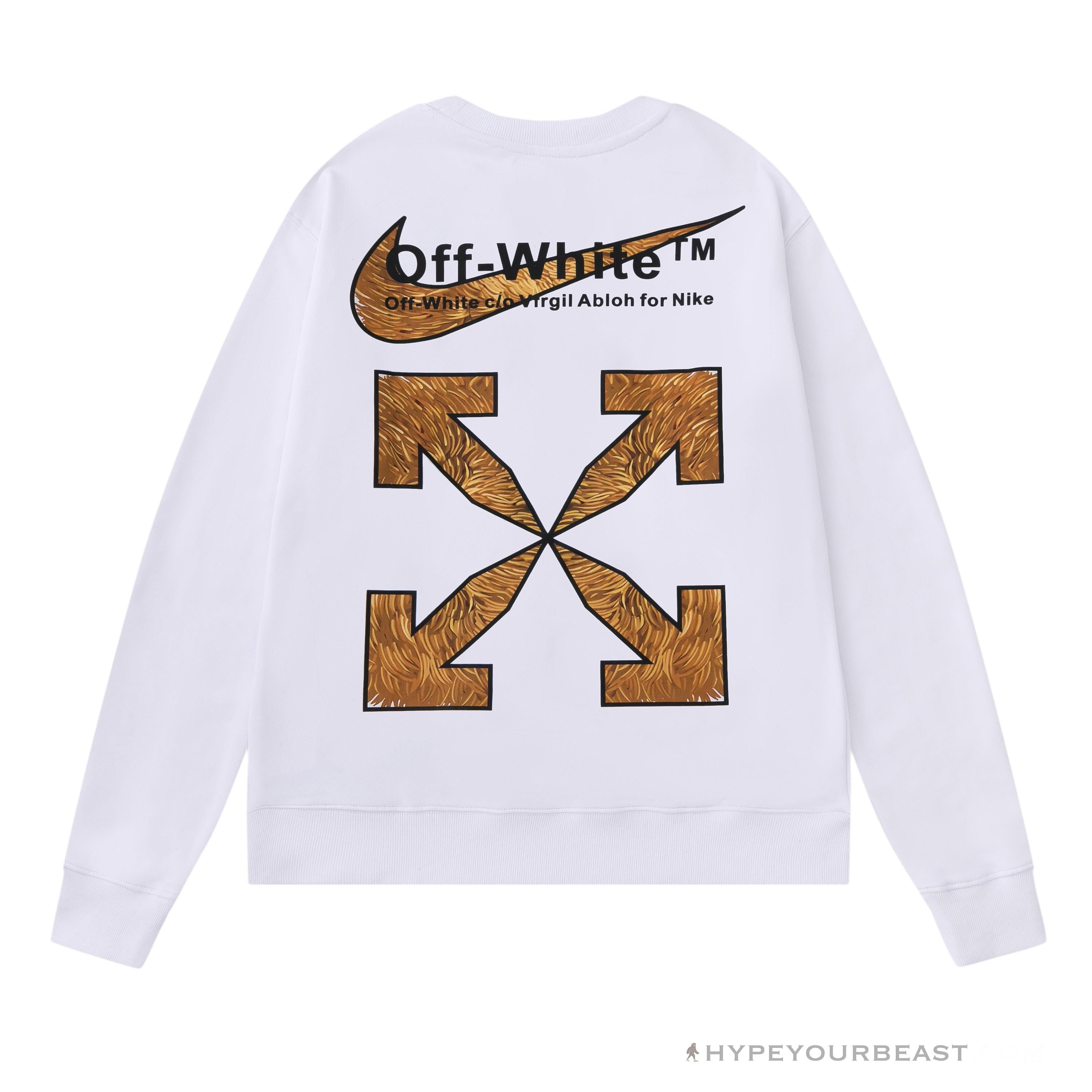 Off-White X Nike Shirt Teddy White
