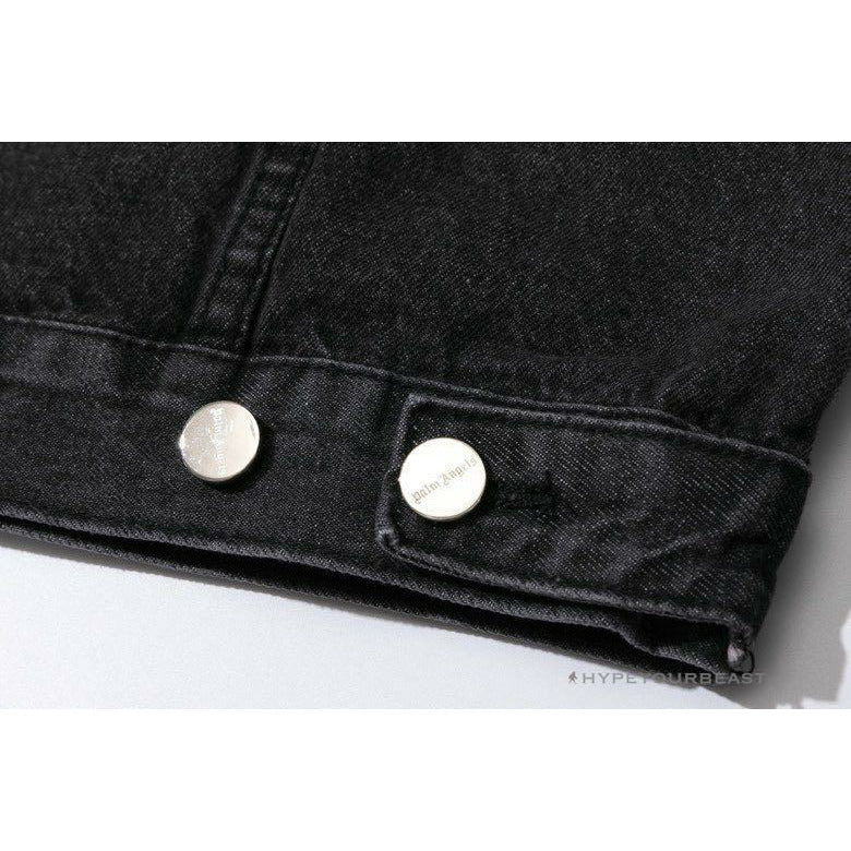 Palm Angels Jean Jacket Black