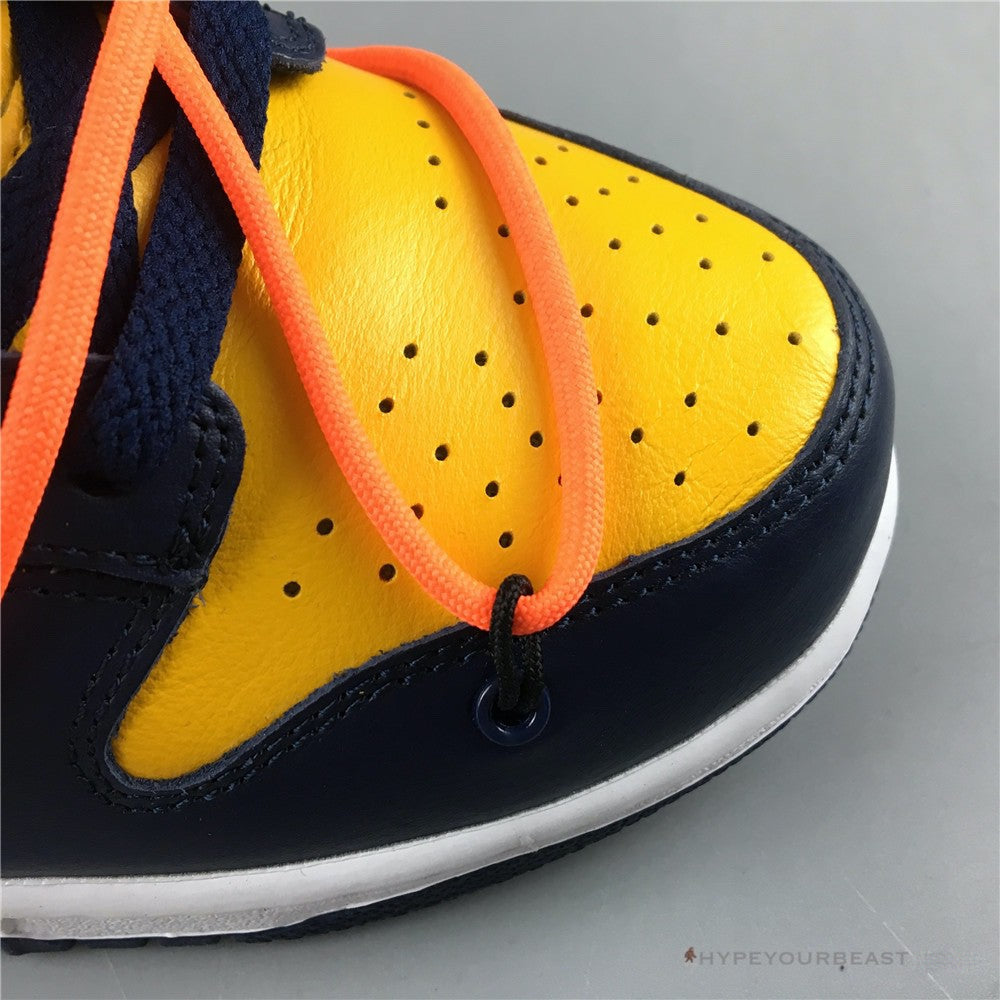 Nike Off-White X Dunk Low 'University Gold'