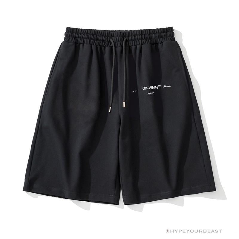 OFF-WHITE Dimensional Sketch Shorts 'BLACK'