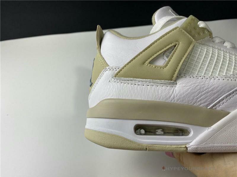 Air Jordan 4 White Gold