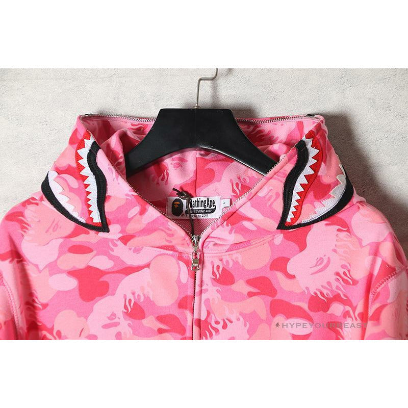 Bape Hoodie Pink