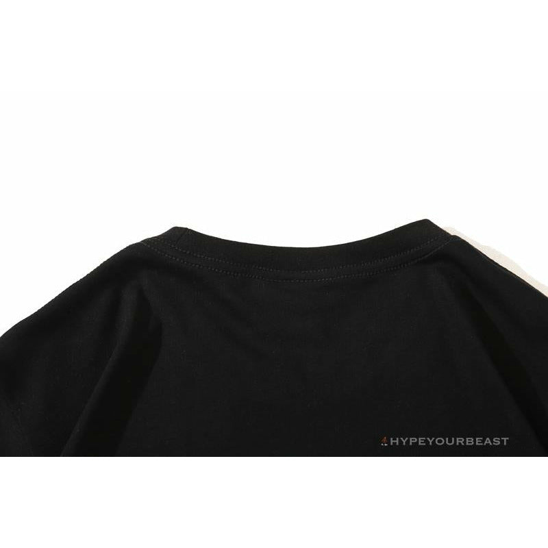 BAPE Camouflage Three-Color Question Mark Tee Shirt 'BLACK'