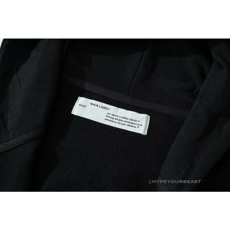 Off White Hoodie Seeing Things Black
