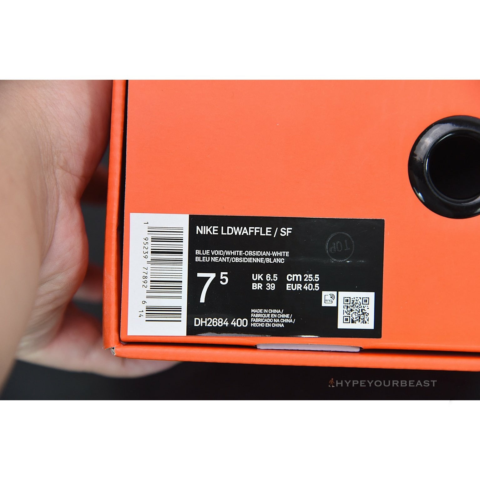 Nike Sacai X LD Waffle Fragment Blue Void