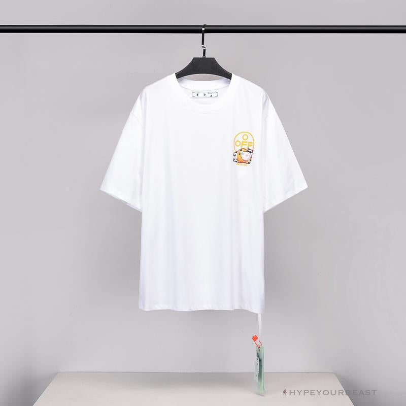 OFF-WHITE Hawaiian Cow Arrow Tee Shirt "WHITE'