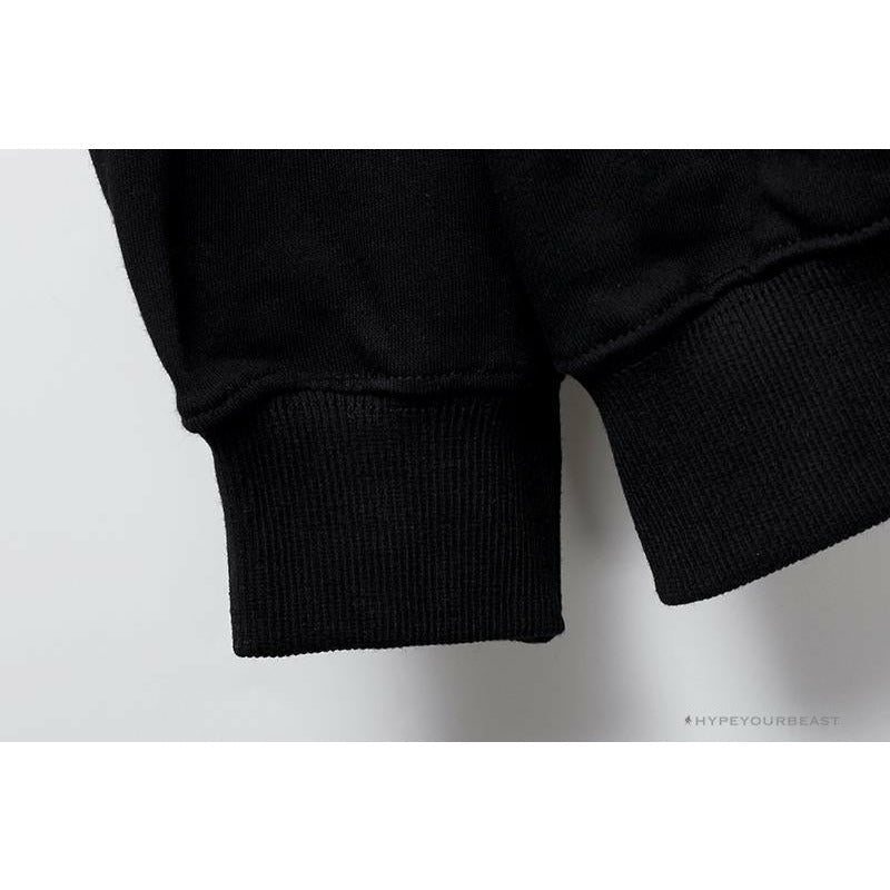 OFF-WHITE New Madonna Painting Cotton Terry Long Sleeve Shirt 'BLACK'