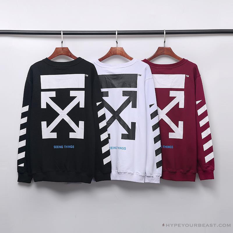 OFF-WHITE Classic Basic Cotton Terry Long Sleeve Shirt 'WHITE'