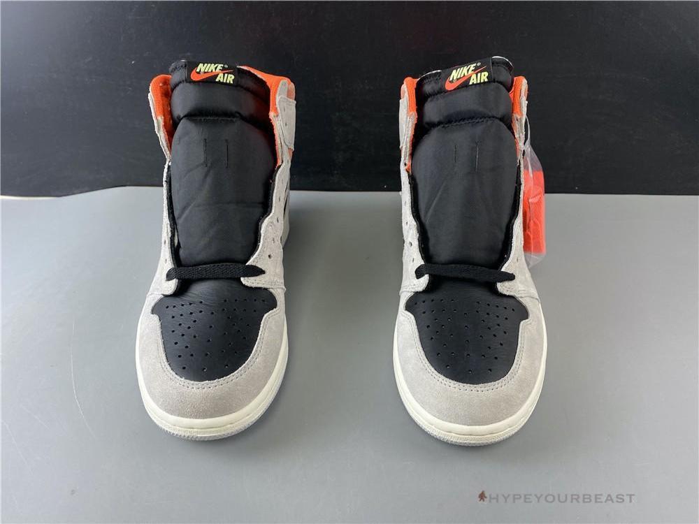 Air Jordan 1 Retro High OG Neutral Grey Hyper Crimson