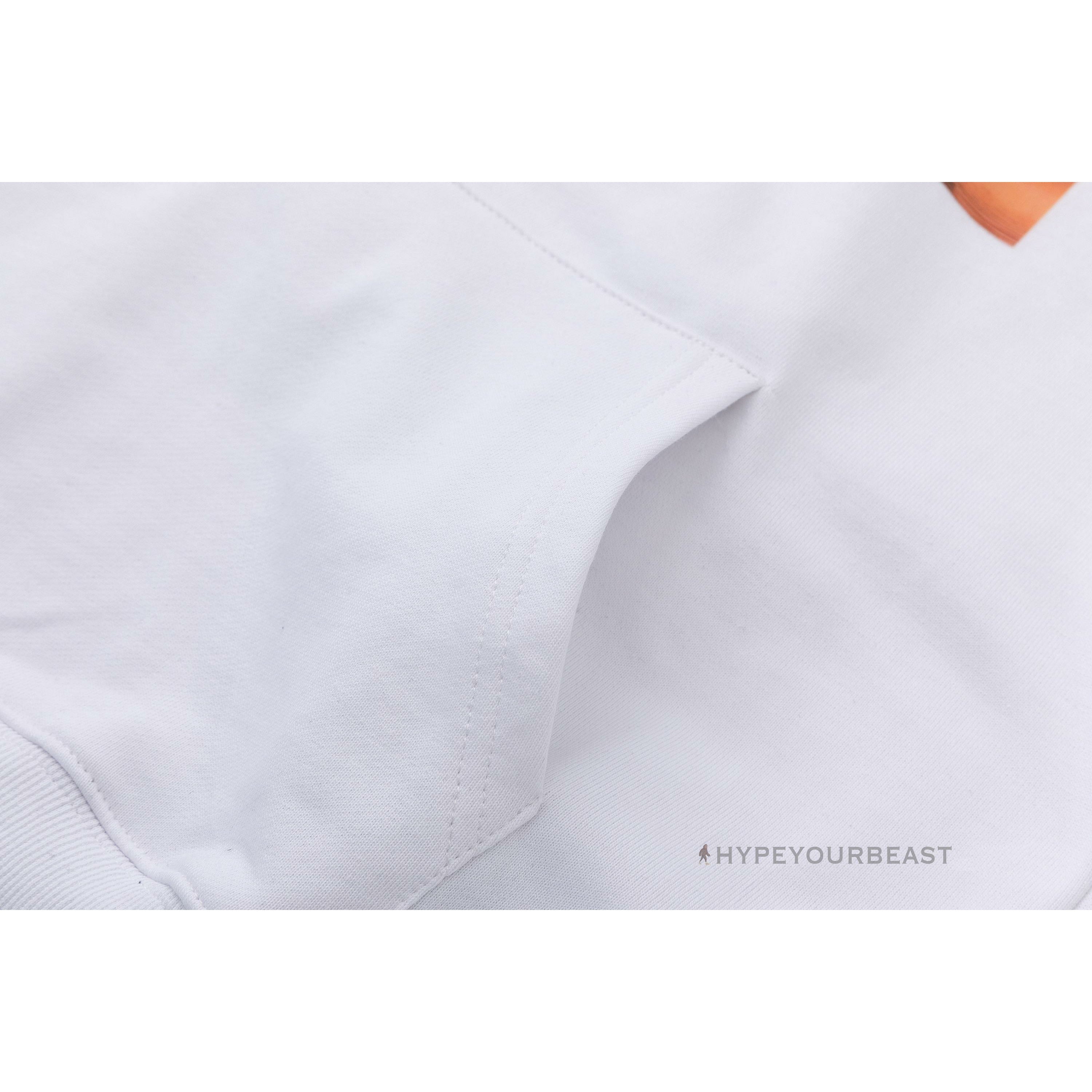 Off White Hoodie Flamingo - White