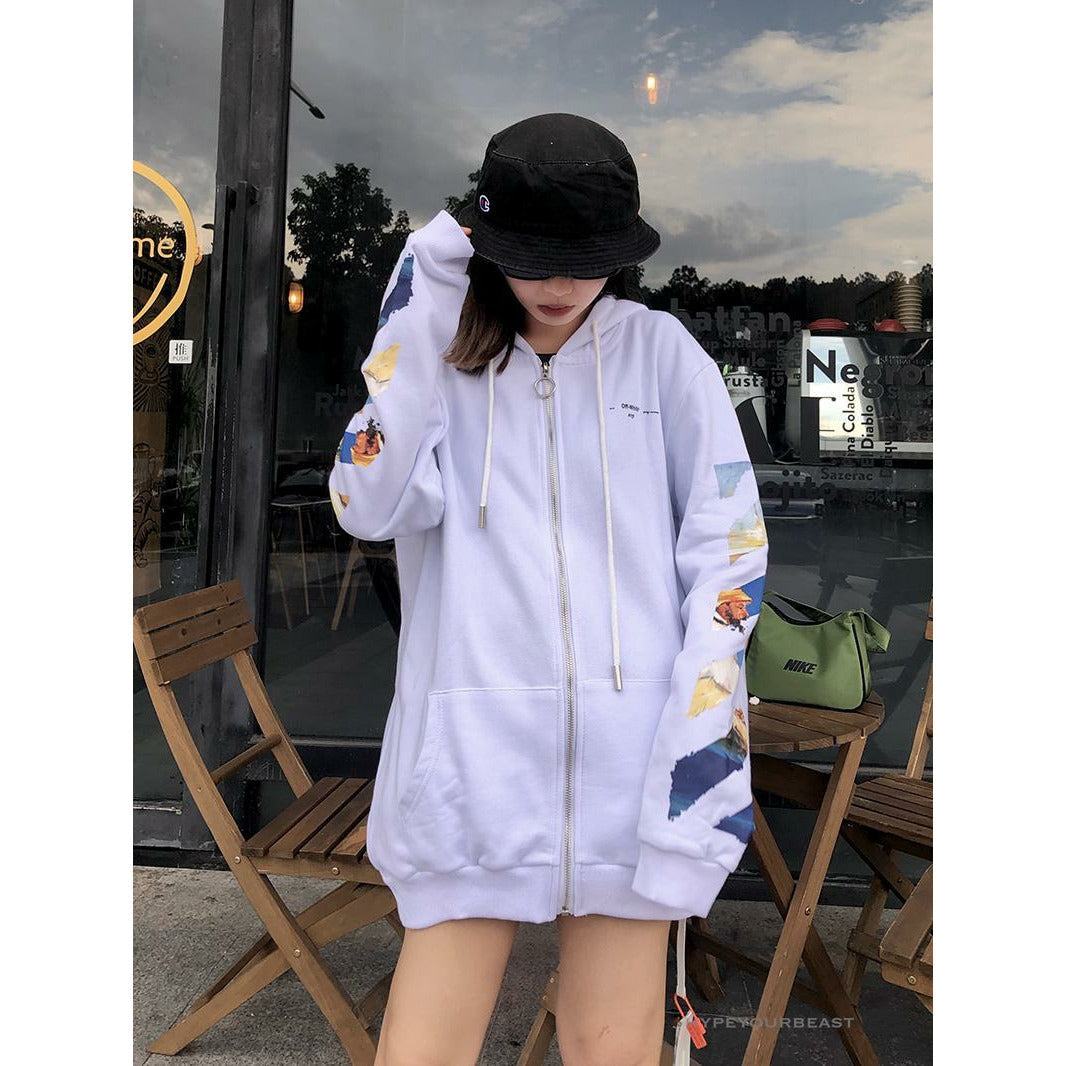 Off White Hoodie White Sail