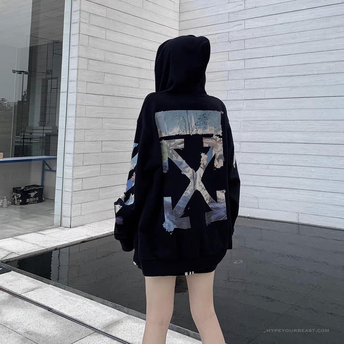 Off White Hoodie Vincent Van Gogh Black