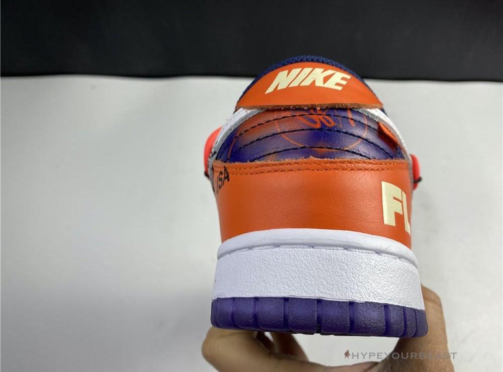 Futura X Off-White X Nike Dunk Low Orange