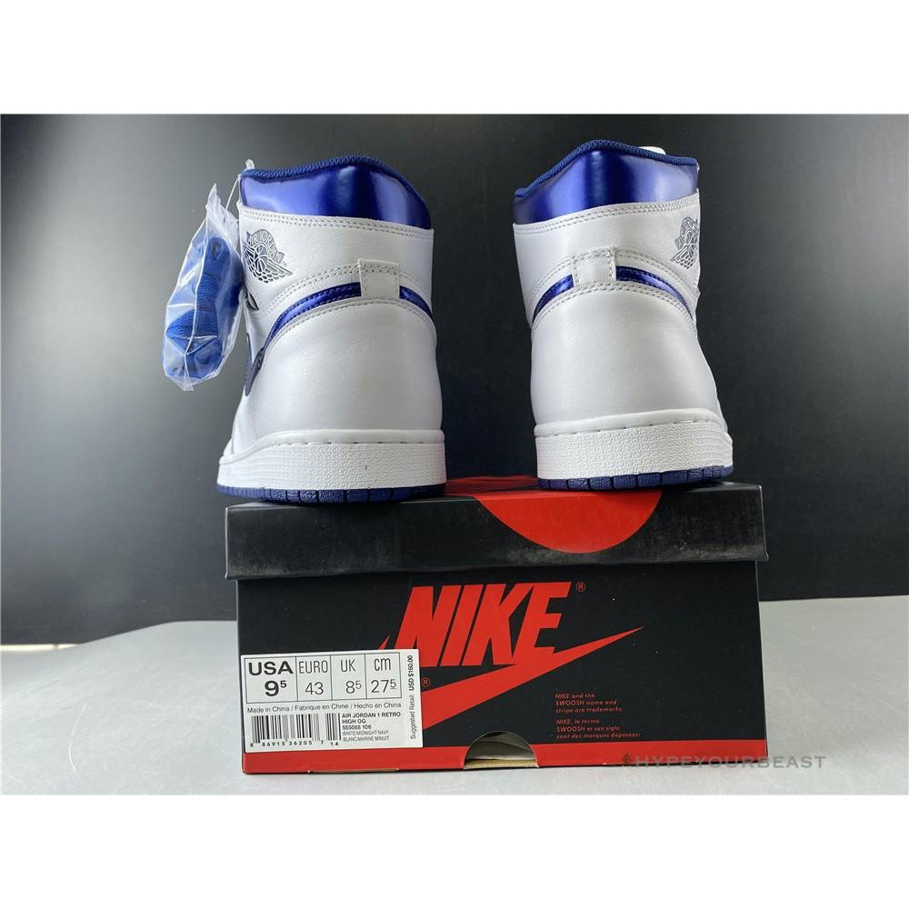 Air Jordan 1 High 'OG' Metallic Navy