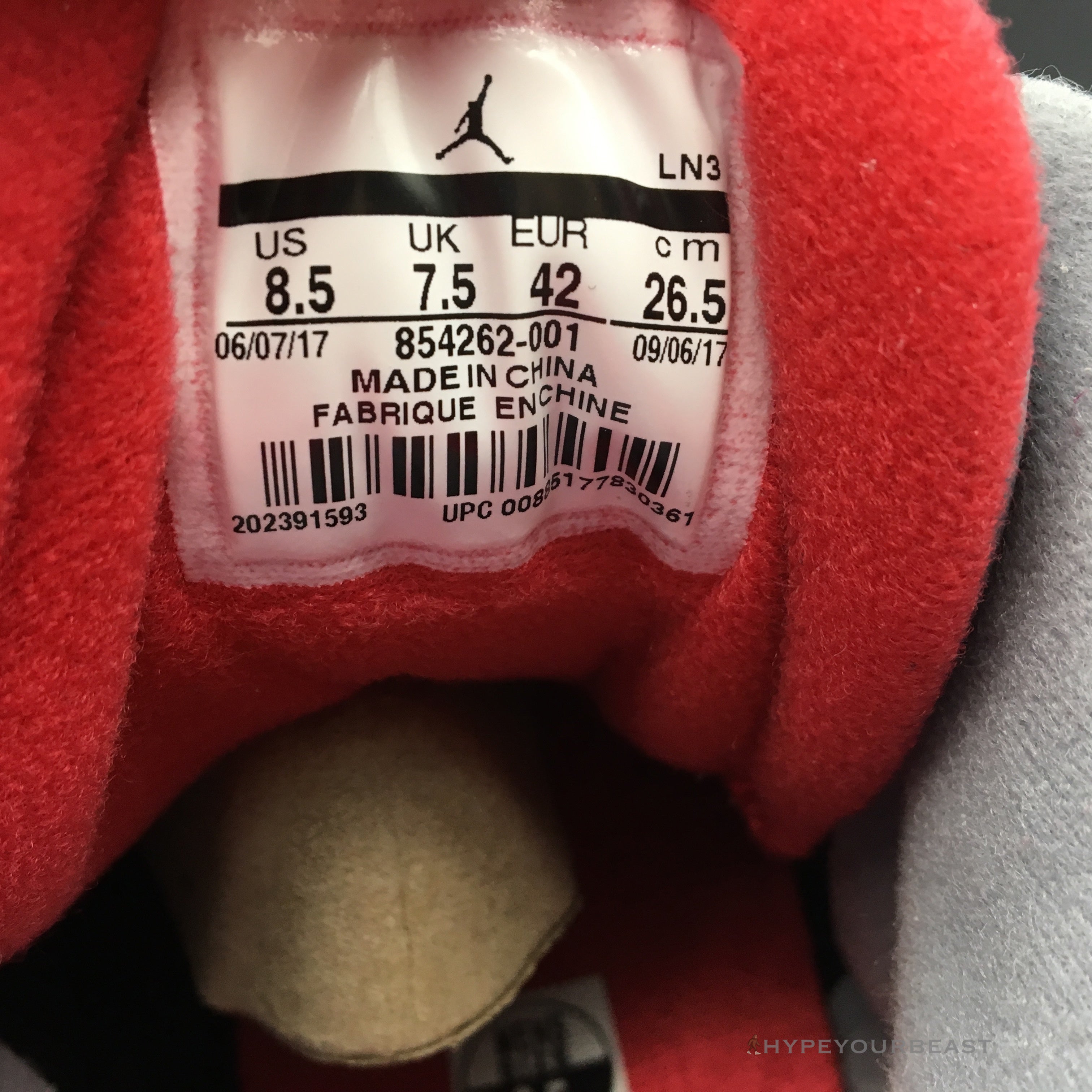 Air Jordan 3 Retro High OG 'Black Cement'