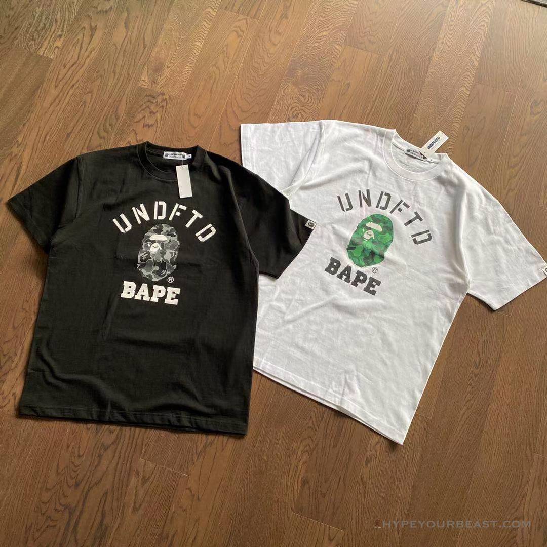 UNDFTD X Bape Tee Shirt White