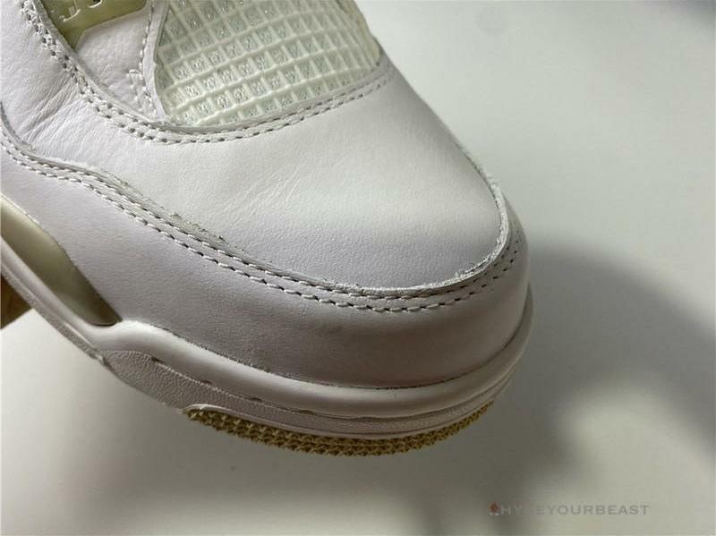 Air Jordan 4 White Gold