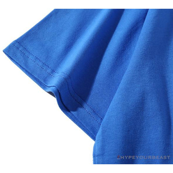 BAPE Little Ape Head Colorful Classic Tee Shirt 'BLUE'