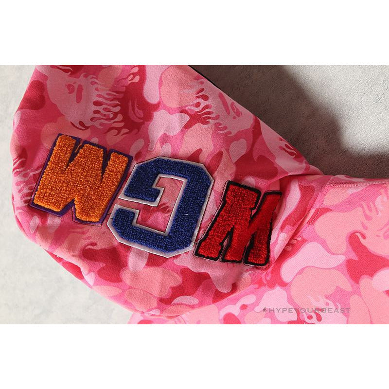 Bape Hoodie Pink