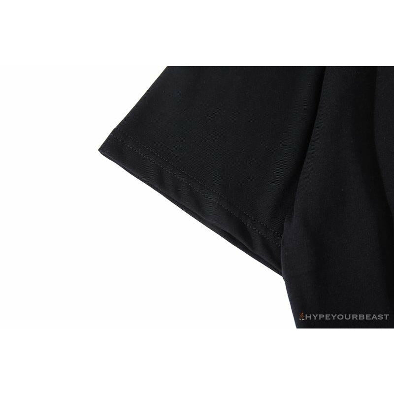 BAPE Baby Milo Red Shark Hat Little Monkey Tee Shirt 'BLACK'