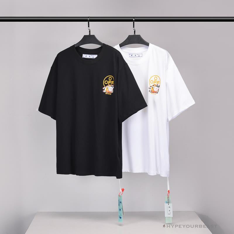 OFF-WHITE Hawaiian Cow Arrow Tee Shirt 'BLACK'