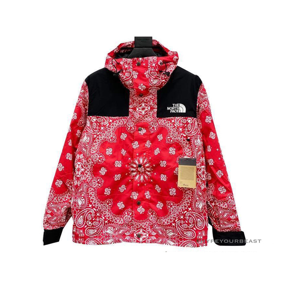 Supreme X TNF Bandana Jacket Red