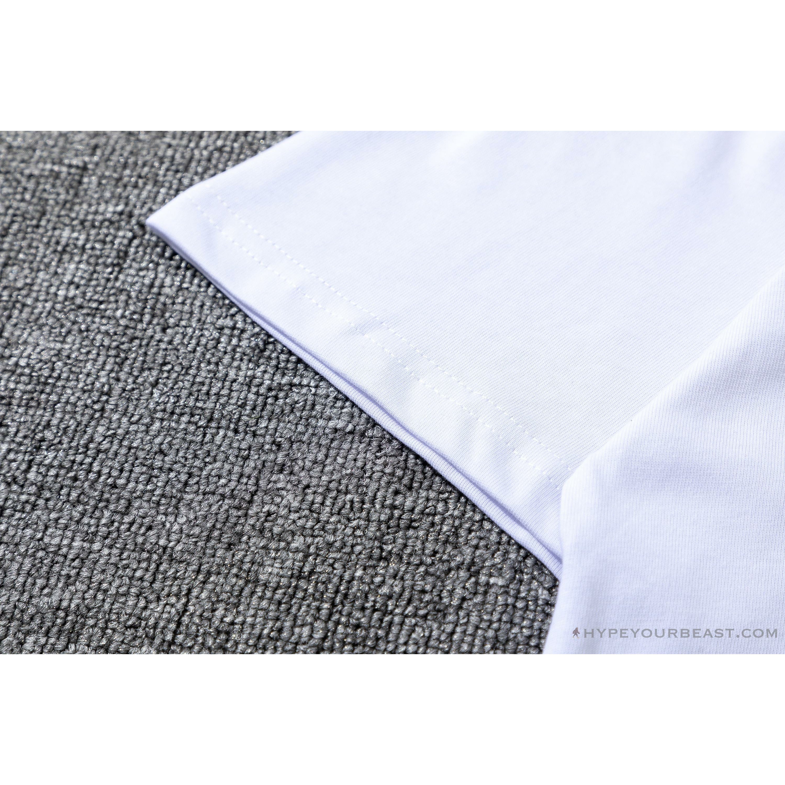 OFF-WHITE Classic Cross Yellow Arrow Tape Tee Shirt 'WHITE'