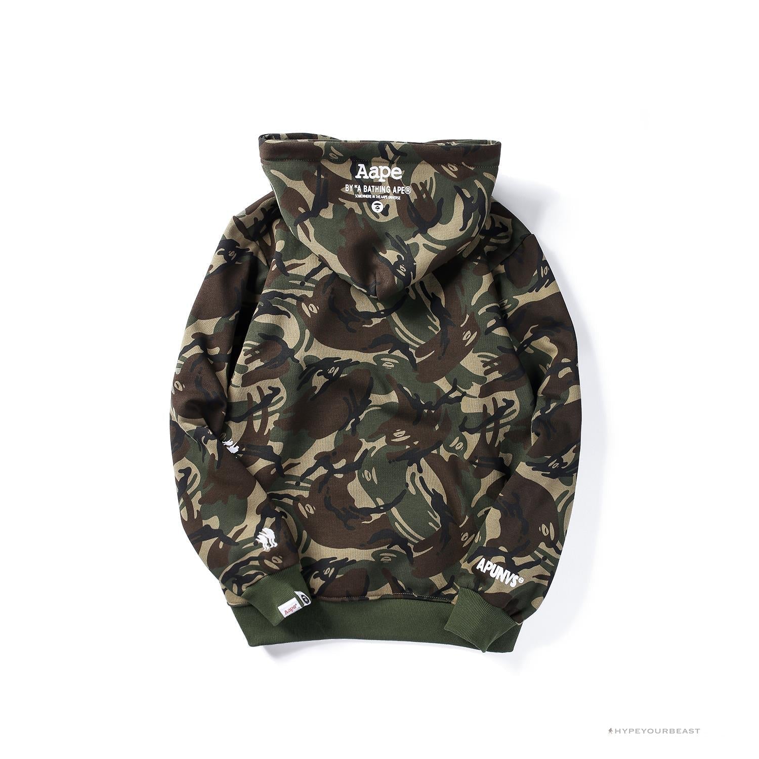 Bape Camo Hoodie Army Camouflage