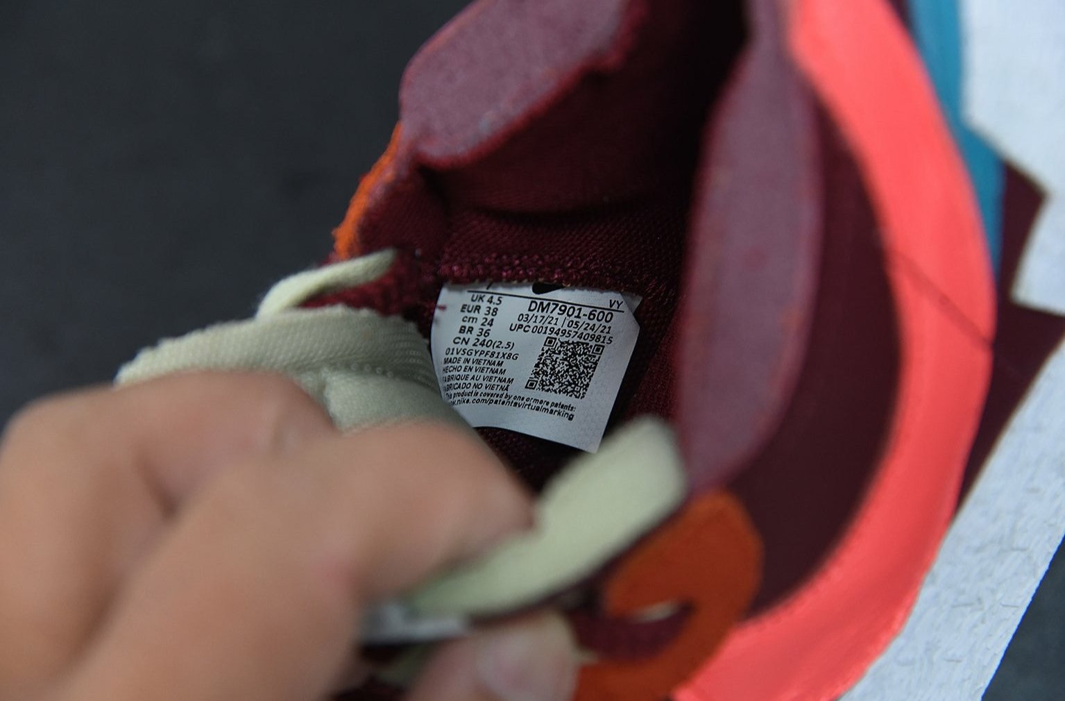 Nike Blazer Low Sacai KAWS Red