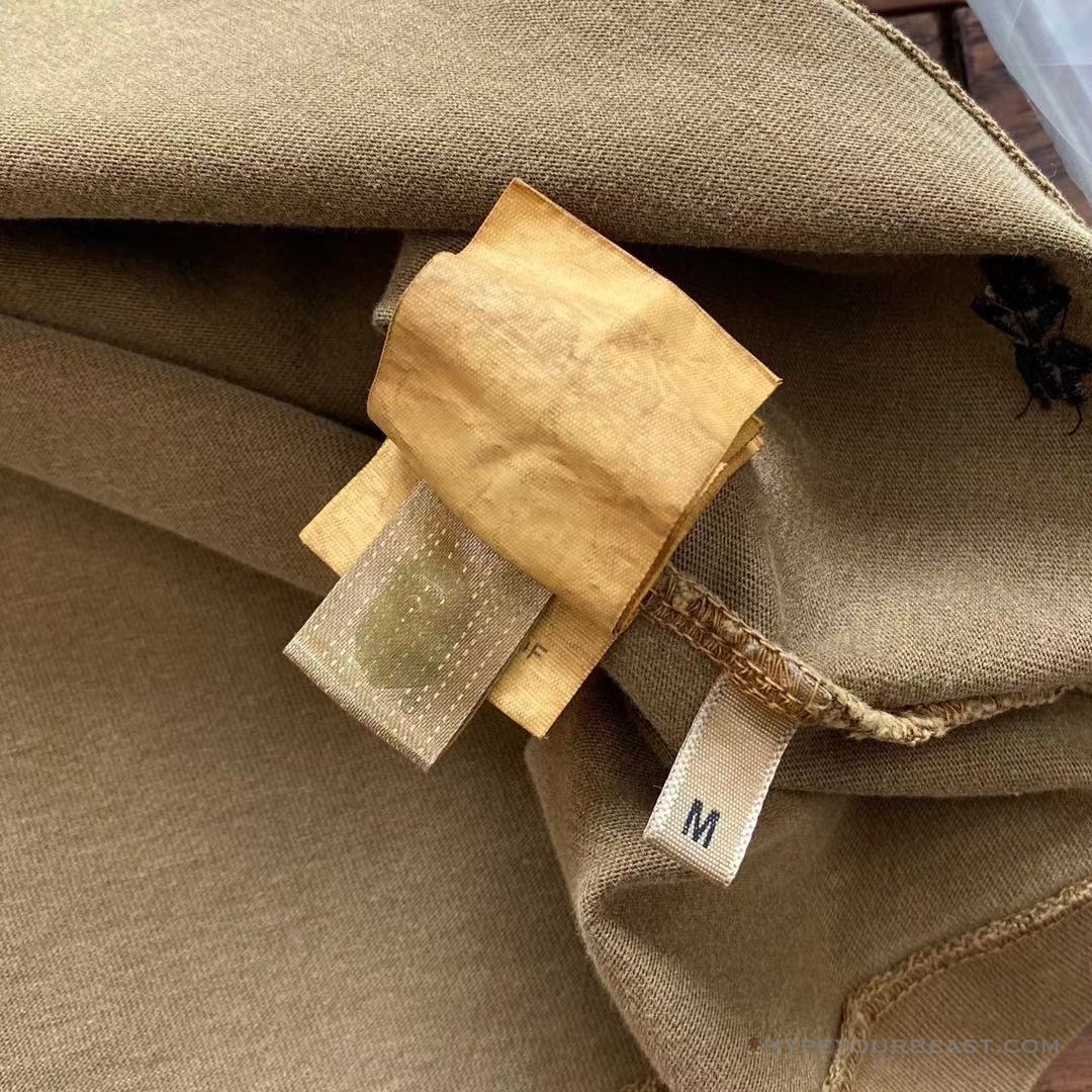 Bape Long Sleeve Tee Shirt Brown