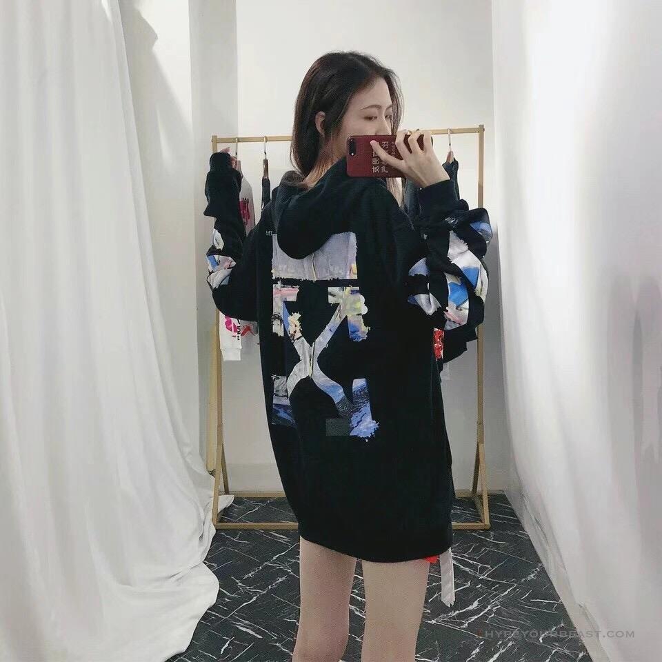 Off White Hoodie Vincent Van Gogh Black