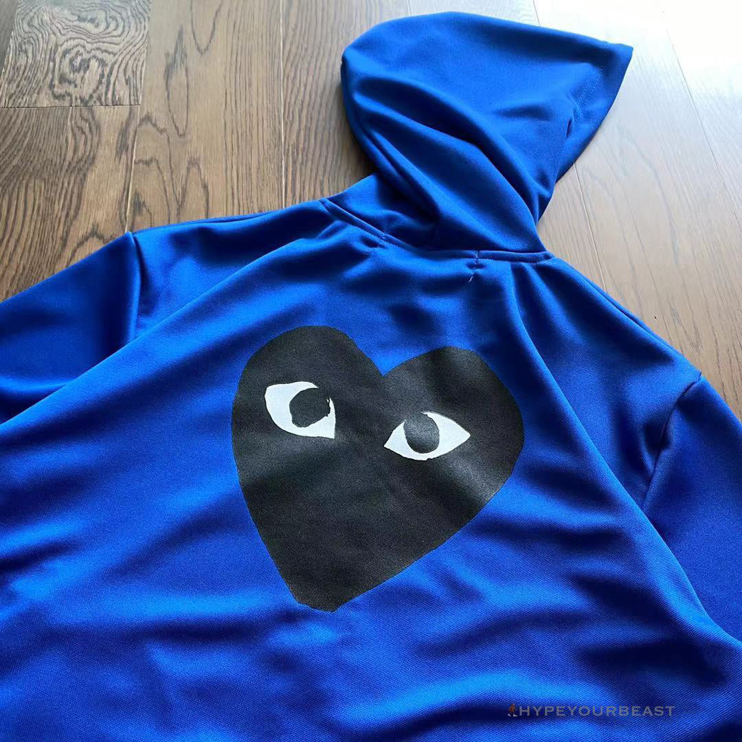 CDG Hoodie Blue
