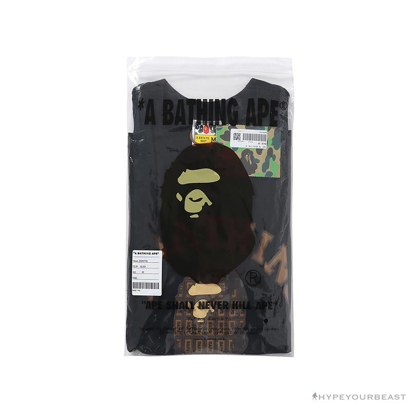 BAPE Valentine's Day Chocolate Ape Head Tee Shirt 'BLACK'