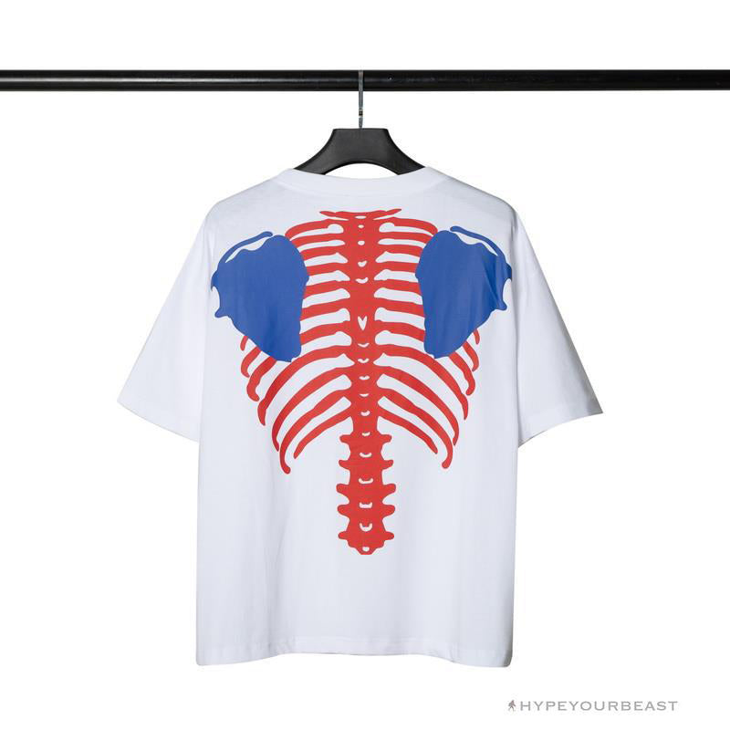 OFF-WHITE Loose x Oversized Chest Tee Shirt 'WHITE'