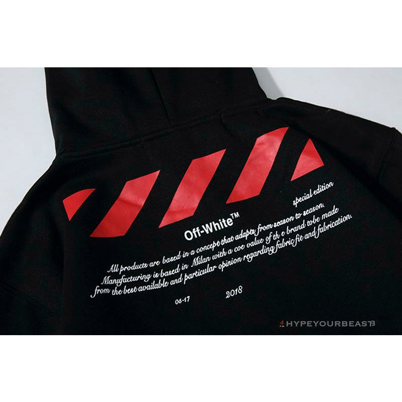 OFF-WHITE CO VIRGIL ABLO Netherlands Museum Hoodie 'BLACK'