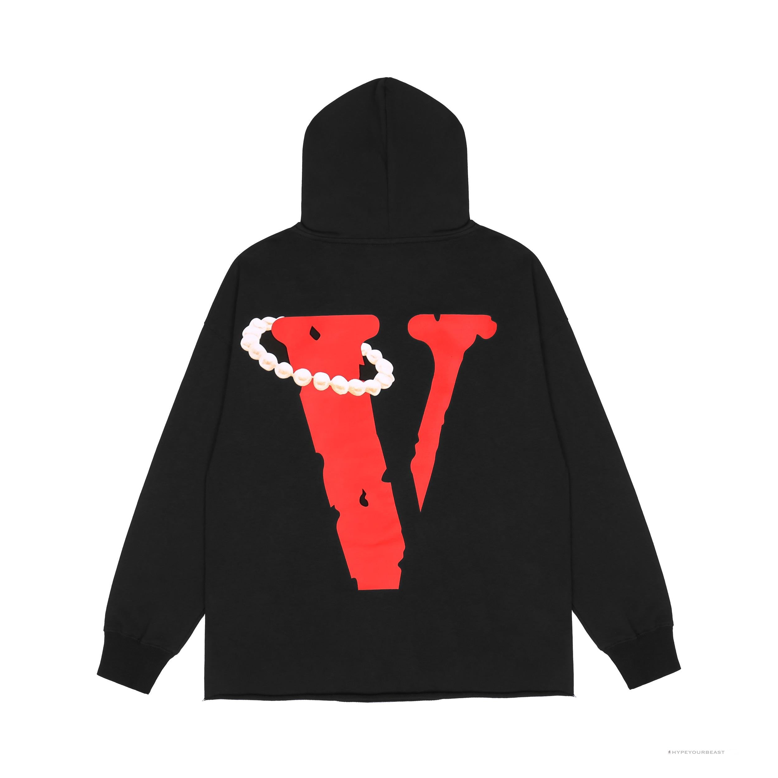 Vlone Hoodie Black Vampire