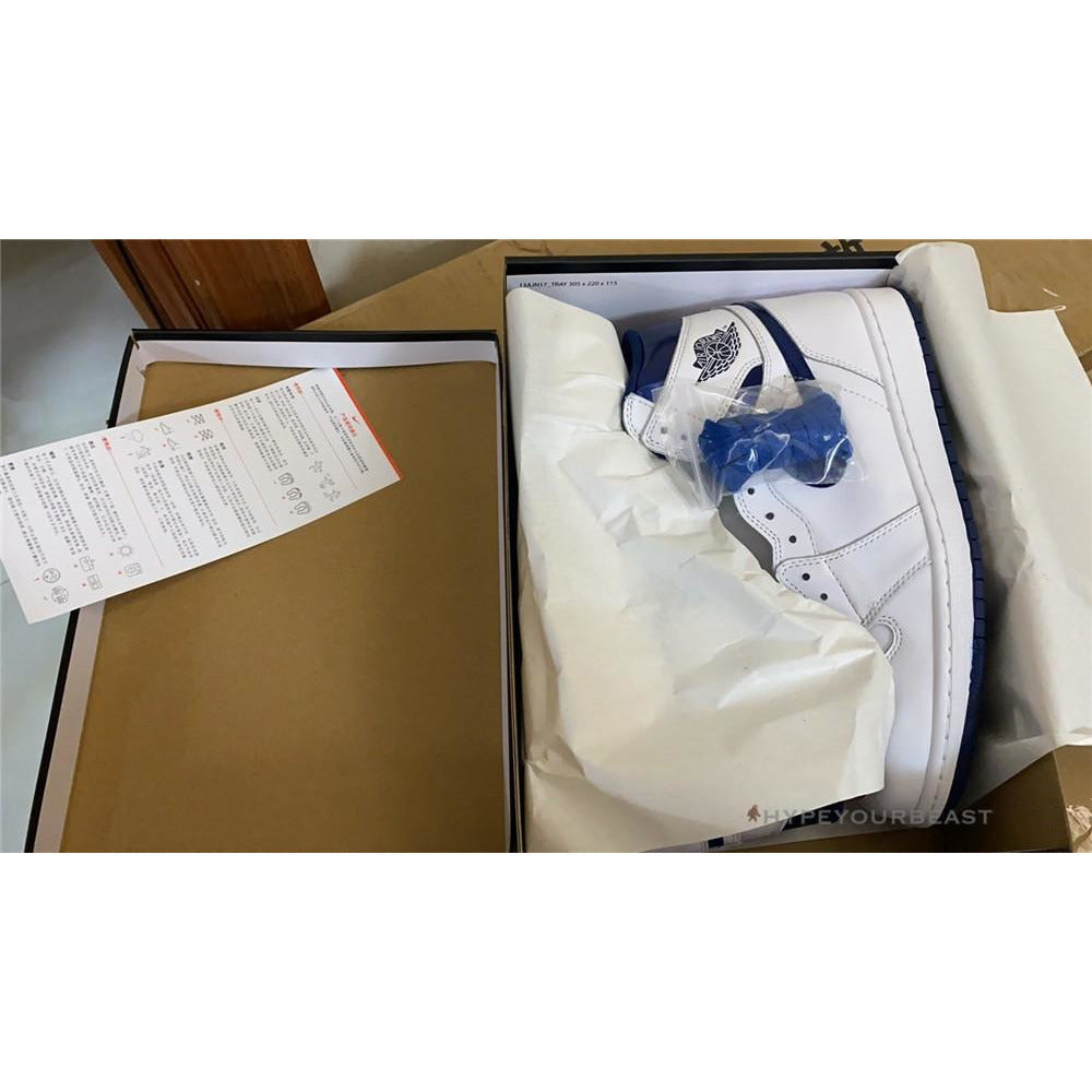 Air Jordan 1 High 'OG' Metallic Navy