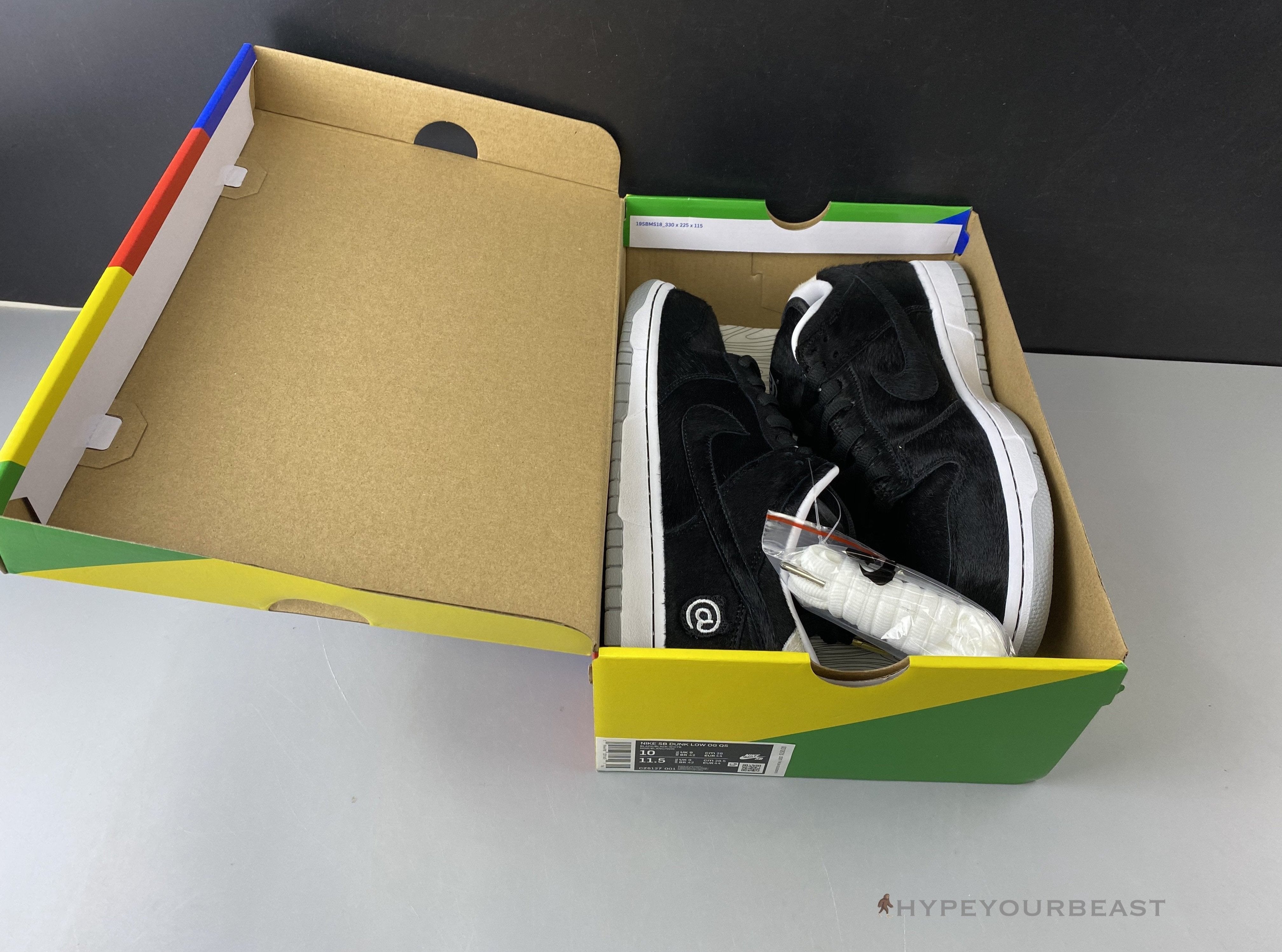Nike Dunk SB Low Black Medicom Toy