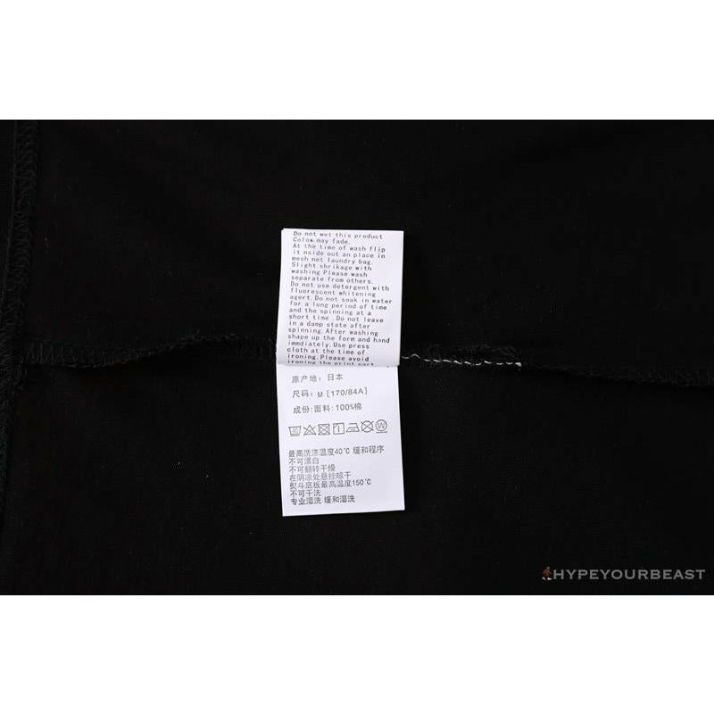 BAPE Baby Milo Red Shark Hat Little Monkey Tee Shirt 'BLACK'