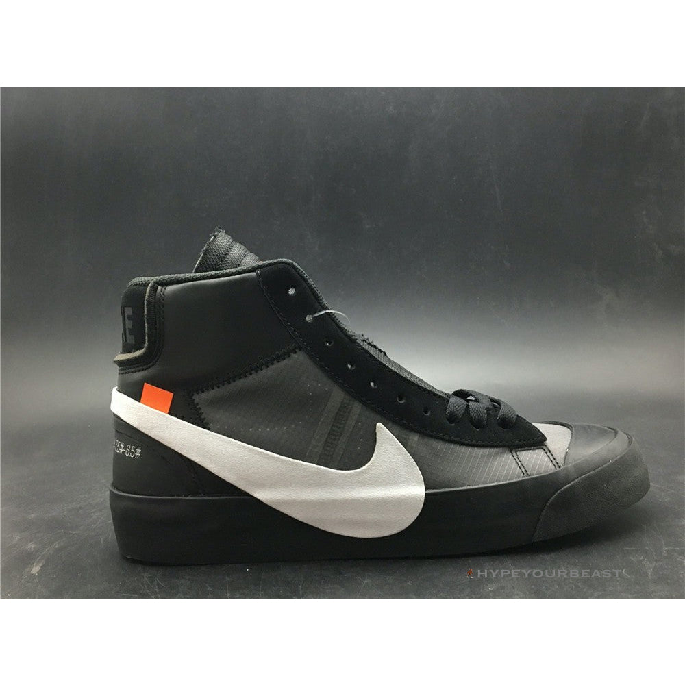 Off White X Nike Mid Blazer Black
