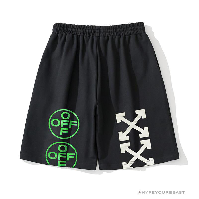 OFF-WHITE Golden Ratio Shorts 'BLACK'