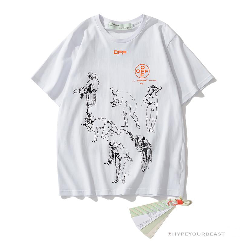 OFF-WHITE The Virgin and Child with Saint Anne Tee Shirt 'WHITE'