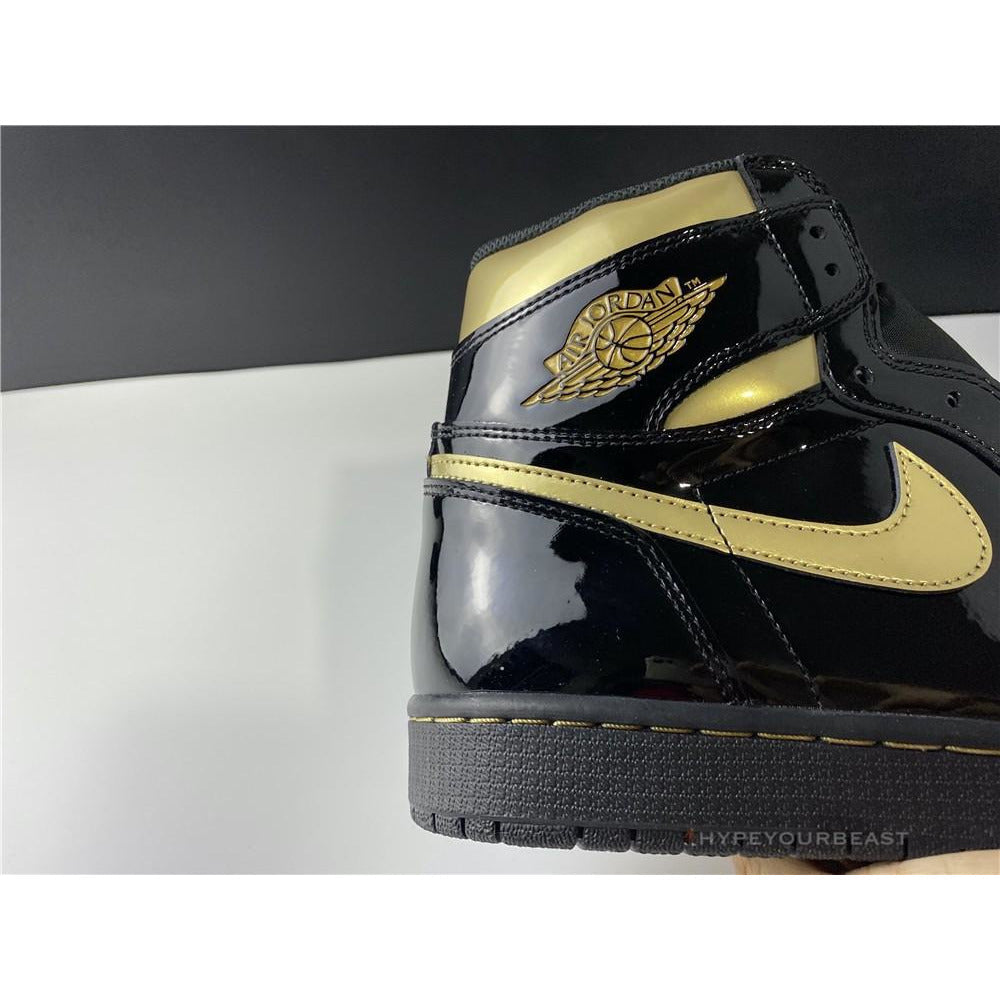 Air Jordan 1 High 'Black Metallic Gold'