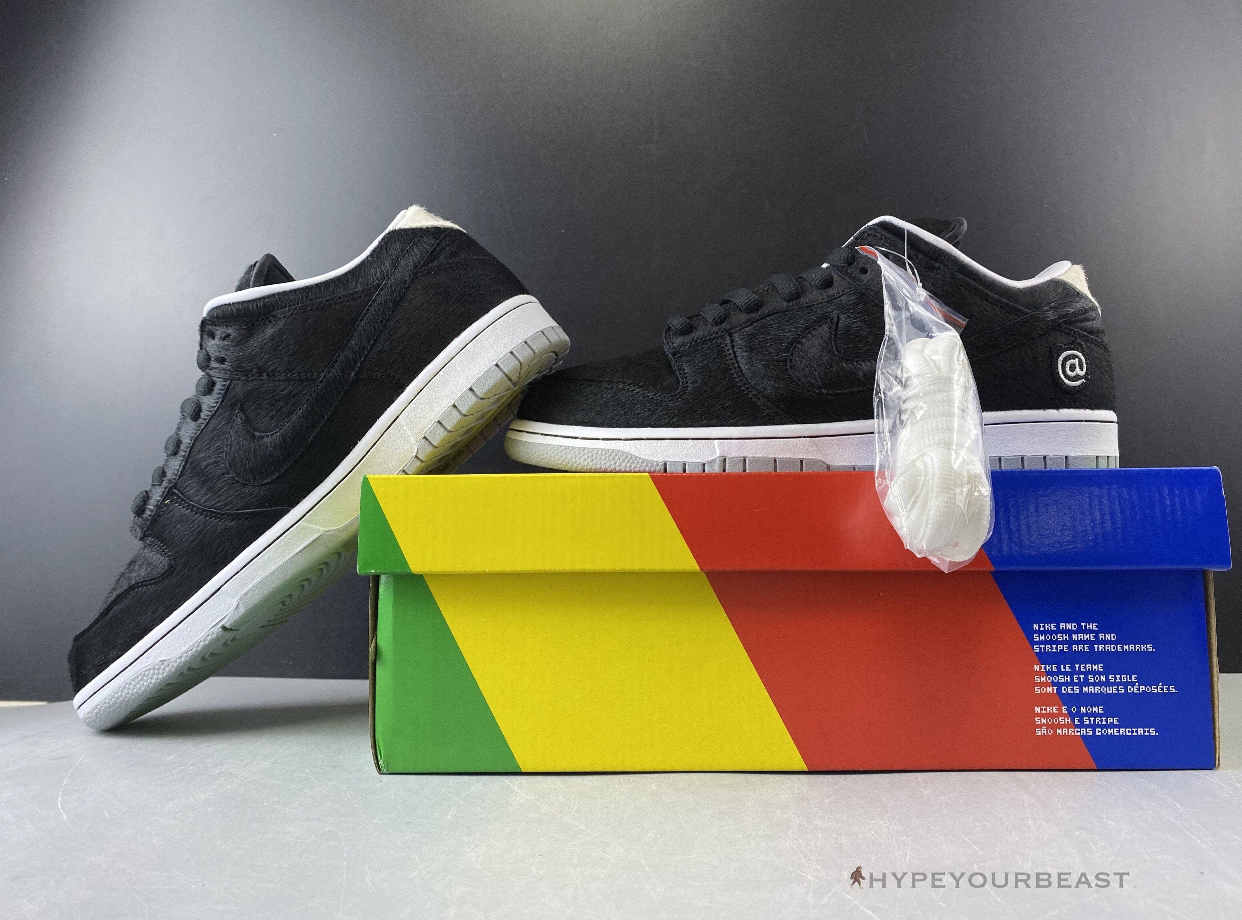 Nike Dunk SB Low Black Medicom Toy