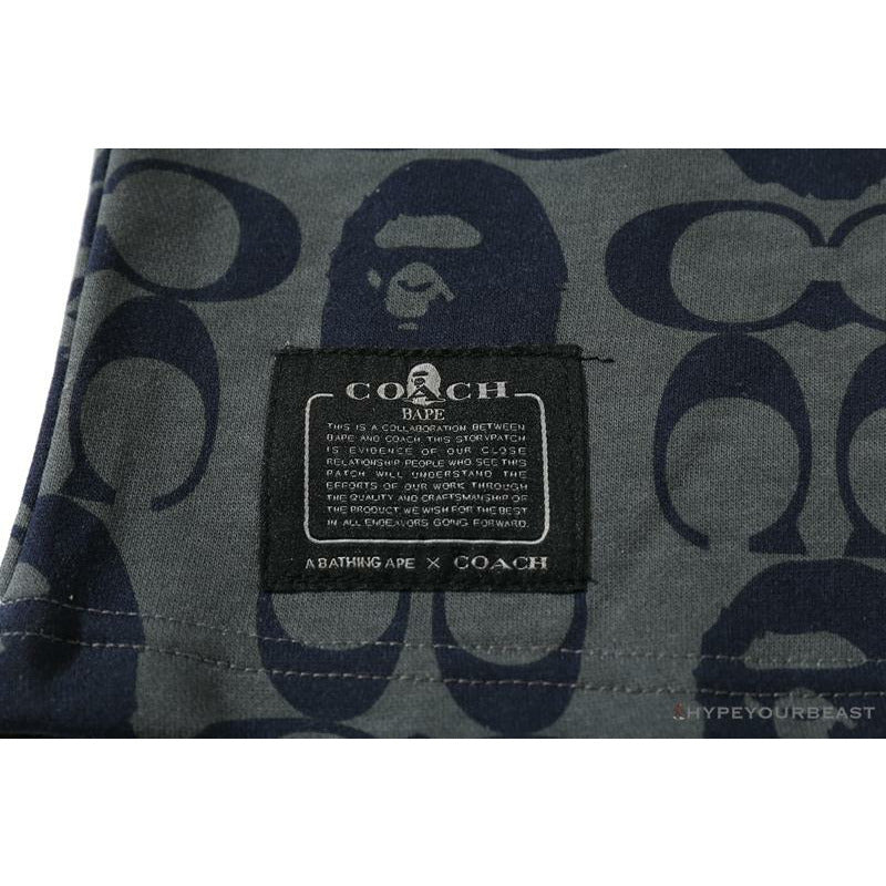BAPE x COACH Co-Branded Dark-Blue Shorts